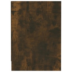 Meuble TV Chêne fumé 102x37,5x52,5 cm Bois d'ingénierie 