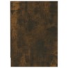 Meuble TV Chêne fumé 102x37,5x52,5 cm Bois d'ingénierie 
