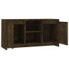 Meuble TV Chêne fumé 102x37,5x52,5 cm Bois d'ingénierie 