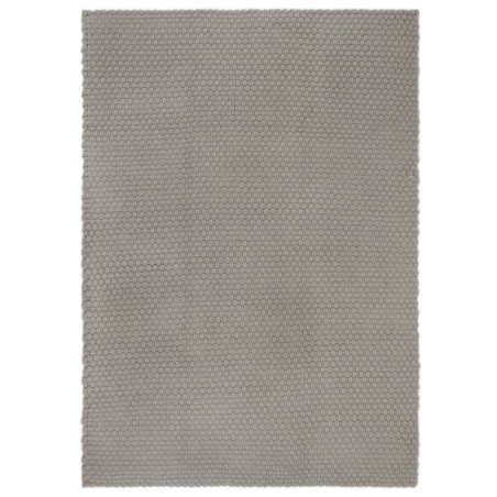 Tapis rectangulaire Gris 120x180 cm Coton 
