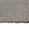 Tapis rectangulaire Gris 120x180 cm Coton 