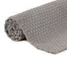 Tapis rectangulaire Gris 120x180 cm Coton 