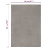 Tapis rectangulaire Gris 120x180 cm Coton 