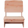 Chaises de jardin lot de 2 60x64x70,5 cm bois massif de douglas 