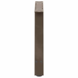 Pieds de table basse en forme de A, 2 pièces, 70 x (42-43) cm, acier 