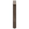Pieds de table basse en forme de A, 2 pièces, 70 x (42-43) cm, acier 