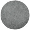 Tapis shaggy PAMPLONA poils longs moderne vert Ø 280 cm 
