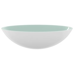 Lavabo Verre 50x37x14 cm Blanc 