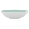 Lavabo Verre 50x37x14 cm Blanc 