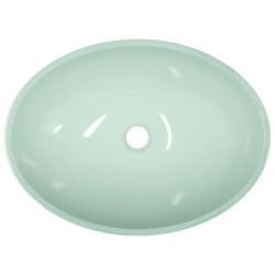 Lavabo Verre 50x37x14 cm Blanc 
