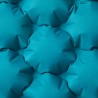 Matelas de camping autogonflant avec oreillers 2 personnes bleu 