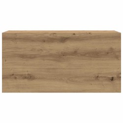 Armoire murale de bain chêne artisanal bois d'ingénierie 