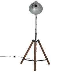 Lampadaire 25 W argent vintage 75x75x90-150 cm E27 
