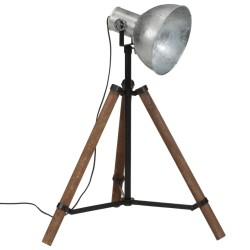 Lampadaire 25 W argent vintage 75x75x90-150 cm E27 