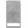 Armoire de bain gris béton 58x33x60 cm bois d'ingénierie 