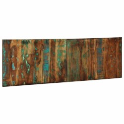 Tête de lit multicolore 160 cm bois massif récupération 