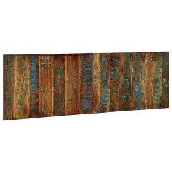 Tête de lit multicolore 160 cm bois massif récupération 