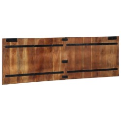 Tête de lit multicolore 160 cm bois massif récupération 