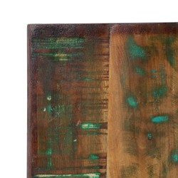 Tête de lit multicolore 160 cm bois massif récupération 