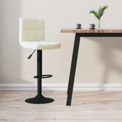 Tabouret de bar Crème Velours 