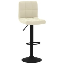 Tabouret de bar Crème Velours 