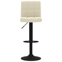 Tabouret de bar Crème Velours 
