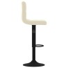 Tabouret de bar Crème Velours 