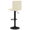 Tabouret de bar Crème Velours 