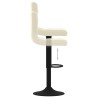 Tabouret de bar Crème Velours 