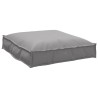 Set de coussins en palette de 2 pièces en tissu Oxford gris 