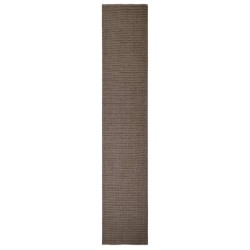 Tapis Sisal naturel 66x350 cm Marron 