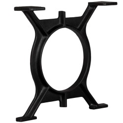 Pied de table basse 2 pcs Cadre en O Fonte 