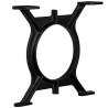 Pied de table basse 2 pcs Cadre en O Fonte 