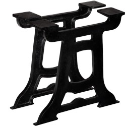 Pied de table basse 2 pcs Cadre en Y Fonte 