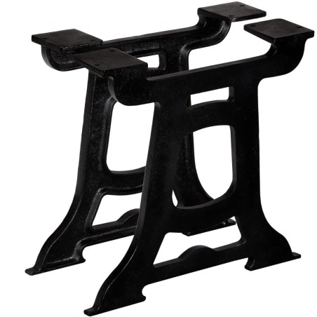 Pied de table basse 2 pcs Cadre en Y Fonte 
