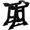 Pied de table basse 2 pcs Cadre en Y Fonte 