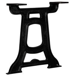 Pied de table basse 2 pcs Cadre en Y Fonte 
