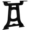 Pied de table basse 2 pcs Cadre en Y Fonte 
