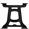 Pied de table basse 2 pcs Cadre en Y Fonte 