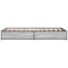 Cadre de lit sans matelas sonoma gris 75x190 cm 