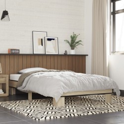 Cadre de lit sans matelas chêne sonoma 100x200 cm 