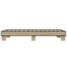Cadre de lit sans matelas chêne sonoma 100x200 cm 