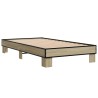 Cadre de lit sans matelas chêne sonoma 100x200 cm 
