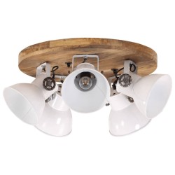 Plafonnier 25 W blanc 50x50x25 cm E27 