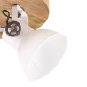 Plafonnier 25 W blanc 50x50x25 cm E27 