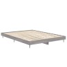 Cadre de lit sans matelas sonoma gris 135x190 cm 
