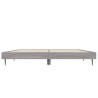 Cadre de lit sans matelas sonoma gris 135x190 cm 