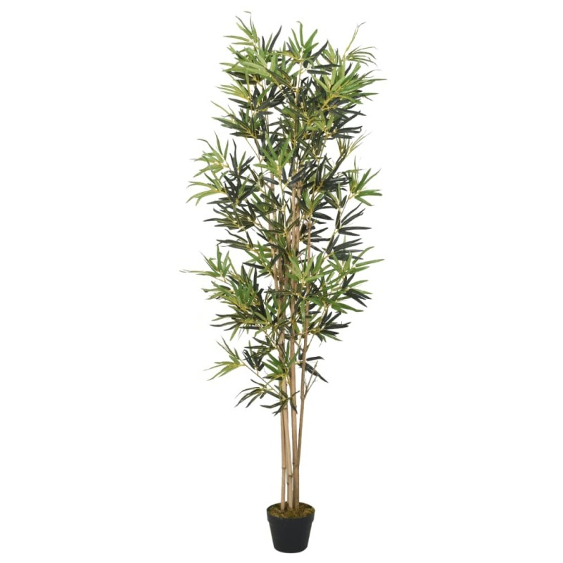 Bambou artificiel 1104 feuilles 180 cm vert 
