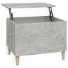 Table basse Gris béton 60x44,5x45 cm Bois d'ingénierie 