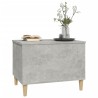 Table basse Gris béton 60x44,5x45 cm Bois d'ingénierie 